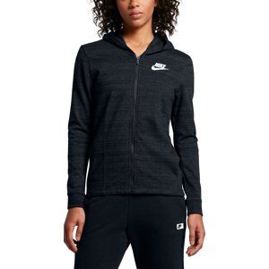Nike W NSW AV15 JKT KNT Kapucnis kabát - Černá