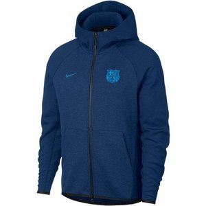 Nike fc barcelona tech fleece f423 Kapucnis melegítő felsők - Modrá