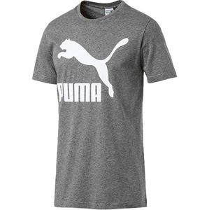 Puma classics logo tee Rövid ujjú póló - Szürke - XL