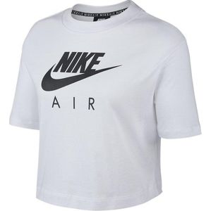 Nike W NSW AIR TOP SS Rövid ujjú póló - Fehér - L