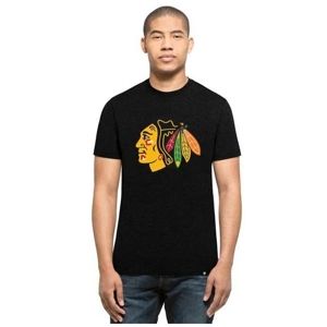 47 NHL CHICAGO BLACKHAWKS 47 CLUB TEE Férfi póló, fekete, méret S