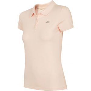 4F NŐI PÓLÓ rózsaszín S - Női galléros póló
