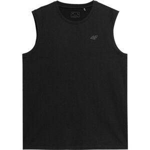 4F MEN´S SLEEVELESS Férfi ujjatlan póló, fekete, méret M