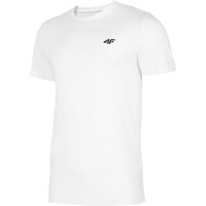 4F MENS T-SHIRTS fehér XL - Férfi póló