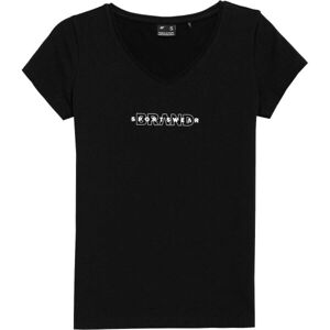 4F TSHIRT W Női póló, fekete, veľkosť XL