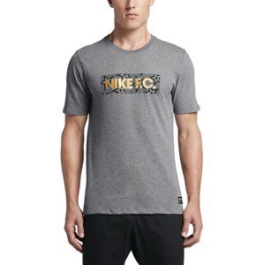 Nike FC STARS BLOCK TEE Rövid ujjú póló - szürke