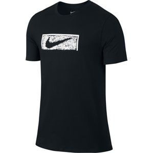 Nike SWOOSH GOAL TEE Rövid ujjú póló - fekete