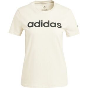 adidas LIN T Női póló, bézs, veľkosť S