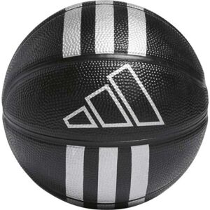 adidas 3S RUBBER MINI Mini kosárlabda, fekete, veľkosť 3