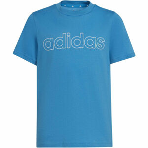adidas LIN T Fiú póló, kék, veľkosť 152