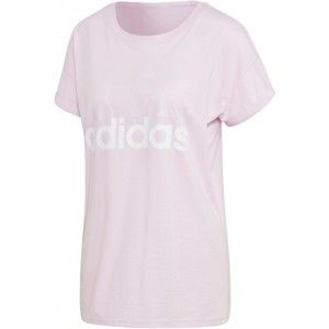 adidas ESSENTIALS LINEAR LOOSE TEE rózsaszín M - Női póló
