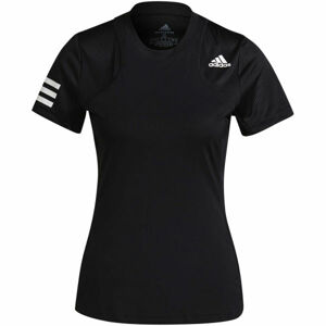 adidas CLUB 3 STRIPES TENNIS T-SHIRT Férfi teniszpóló, fekete, veľkosť S