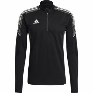 adidas CONDIVO21 TRAINING TOP Férfi futball pulóver, fekete, méret L