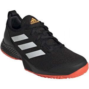 adidas COURTFLASH Férfi teniszcipő, fekete, méret 46