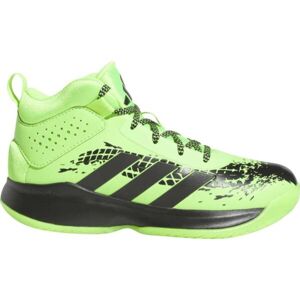 adidas CROSS EM UP 5 K WIDE Fiú kosárlabda cipő, zöld, méret 35.5