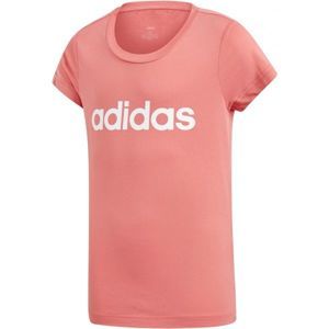 adidas YG E LIN TEE Lány póló, rózsaszín, méret 128