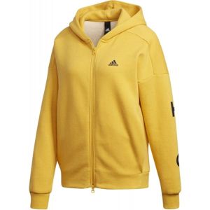 adidas S2S SWT FZHD sárga M - Női pulóver