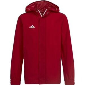 adidas ENT22 AW JKTY Junior futball kabát, piros, méret 152