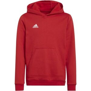 adidas ENT22 HOODY Y Junior futball pulóver, piros, méret 128