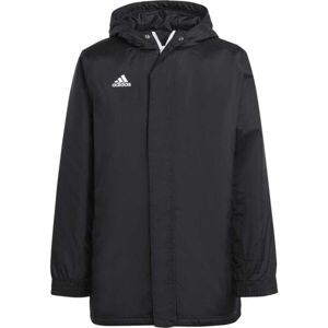 adidas ENTRADA 22 STADIUM JACKET Junior futball kabát, fekete, méret