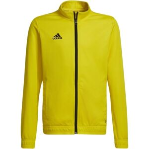 adidas ENT22 TK JKTY Junior futball pulóver, sárga, méret 152
