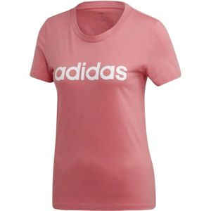 adidas ESSENTIALS LINEAR SLIM TEE rózsaszín XL - Női póló