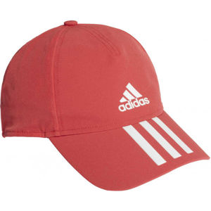 adidas AEROREADY BASEBALL CAP 3S 4THLTS Sportos baseball sapka, piros, veľkosť adult