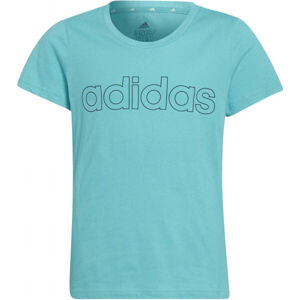 adidas LIN T Lány póló, zöld, méret 152