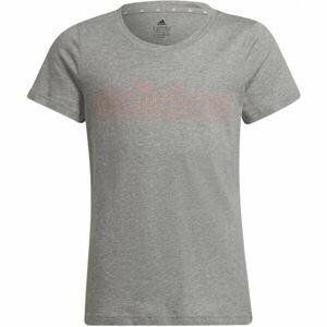 adidas LIN T Lány póló, szürke, veľkosť 116