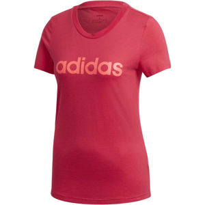 adidas E LIN SLIM TEE Női póló, piros, veľkosť XL
