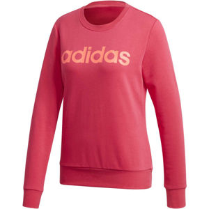 adidas ESSENTIALS LINEAR CREWNECK Női pulóver, rózsaszín, méret S