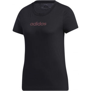 adidas WOMENS ESSENTIALS BRANDED TEE fekete XS - Női póló