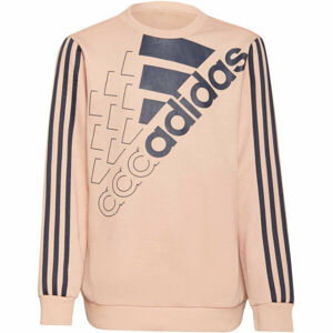adidas LOGO SWEAT Lány pulóver, rózsaszín, veľkosť 164
