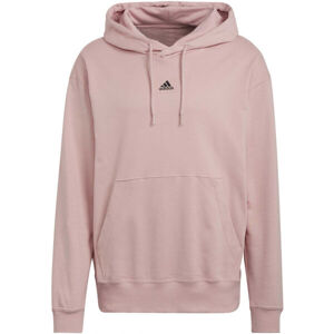 adidas FV HOODY Férfi pulóver, rózsaszín, veľkosť L