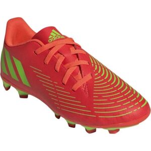 adidas PREDATOR EDGE.4 FxG J Gyerek futballcipő, piros, méret 29