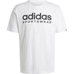 adidas SPORTSWEAR GRAPHIC TEE Férfi póló, fehér, méret