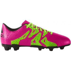 adidas X 15.3 FG/AG J rózsaszín 33 - Gyerek futballcipő