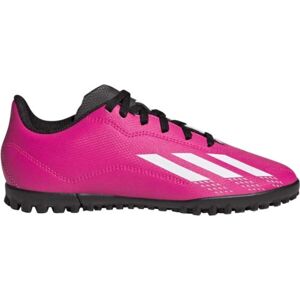 adidas X SPEEDPORTAL.4 TF J Gyerek turf futballcipő, rózsaszín, veľkosť 38 2/3