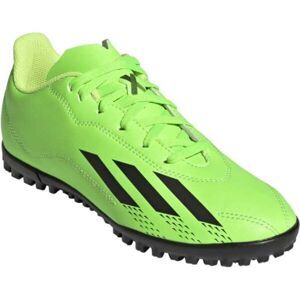 adidas X SPEEDPORTAL.4 TF J Gyerek turf futballcipő, zöld, veľkosť 36 2/3