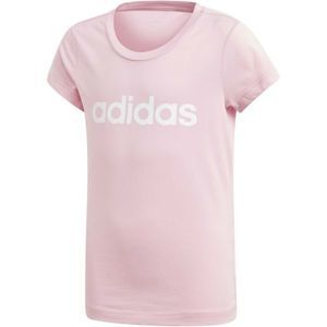 adidas YG E LIN TEE Lányos póló, rózsaszín, méret 116