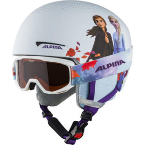 Alpina Sports ZUPO DISNEY SET Gyerek sísisak és szemüveg, fehér, méret