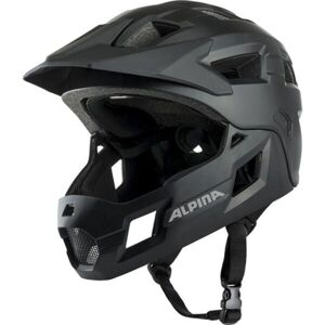 Alpina Sports RUPI Gyerek kerékpáros sisak, fekete, méret (50-55)