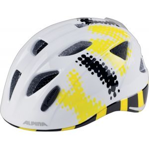 Alpina Sports XIMO FLASH B fehér (47 - 51) - Gyerek kerékpáros sisak