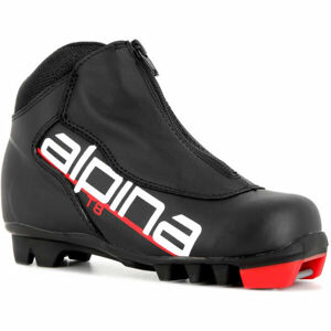 Alpina T8 JR Junior sífutó cipő klasszikus stílushoz, fekete, veľkosť 31
