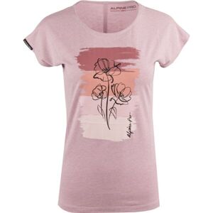 ALPINE PRO RYRA Női póló, rózsaszín, veľkosť S