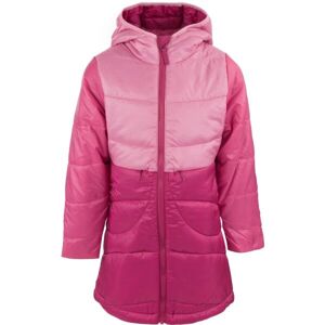 ALPINE PRO ROMBO Gyerek kabát, rózsaszín, veľkosť 116-122