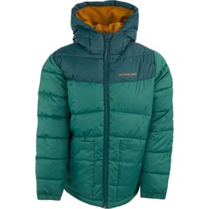 ALPINE PRO CLASO Gyerek kabát, zöld, veľkosť 152-158