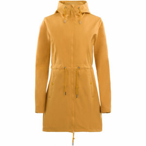 ALPINE PRO BINGA Női softshell kabát, sárga, méret L