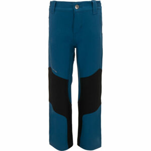ALPINE PRO GOPALO Fiú softshell nadrág, kék,fekete, méret