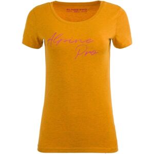 ALPINE PRO INMANA Női póló, sárga, méret XL